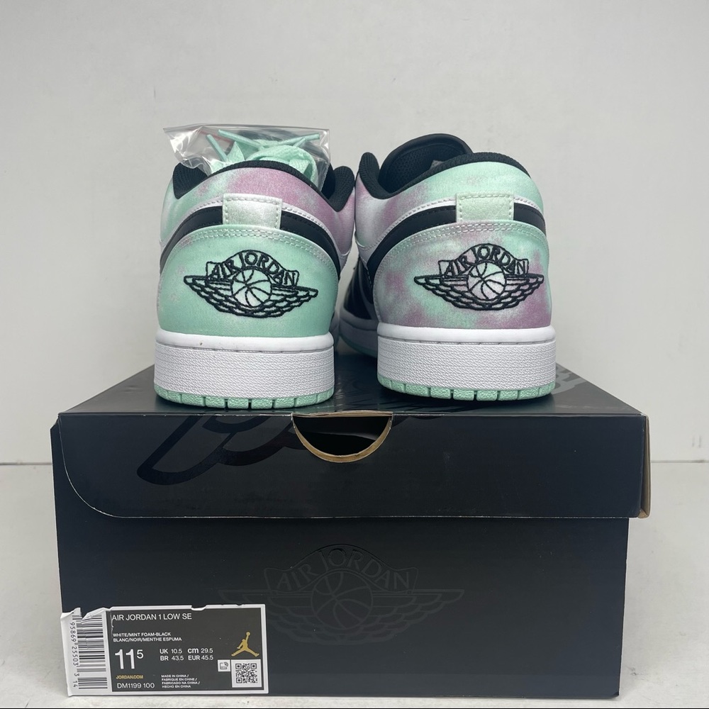 Nike Air Jordan 1 Retro Low SE “Pastel/Tie-Dye” NEW 2022 - Picture 4 of 4